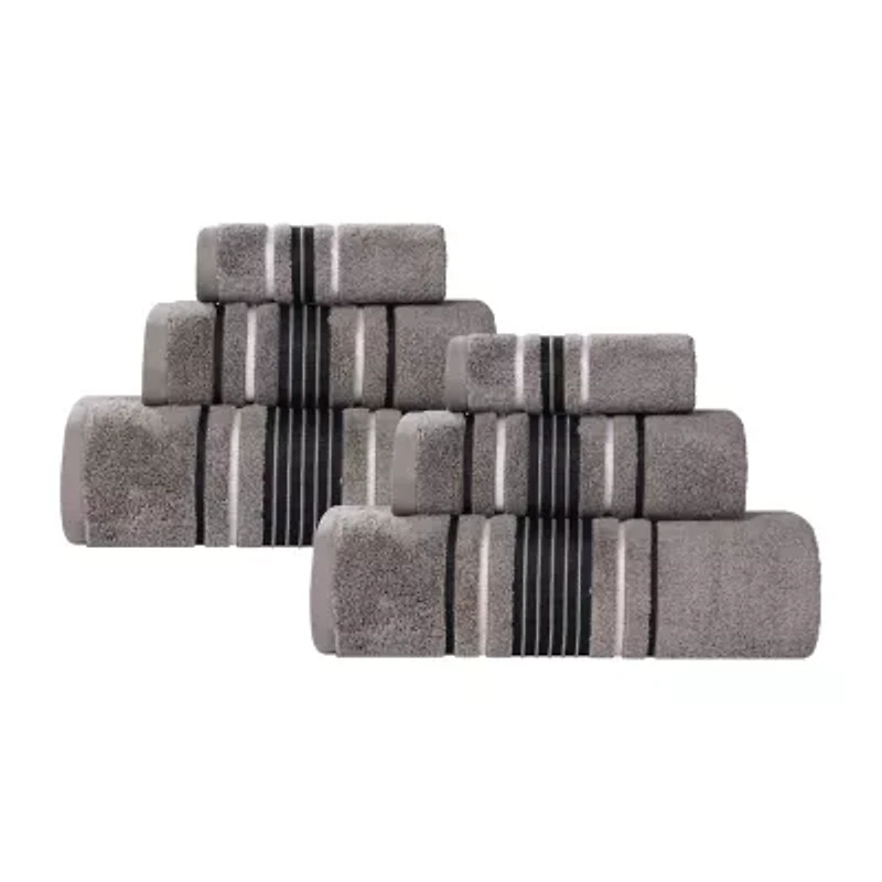 SUPERIOR® Sadie Zero Twist Solid Cotton 6-pc. Quick Dry Bath Towel Set