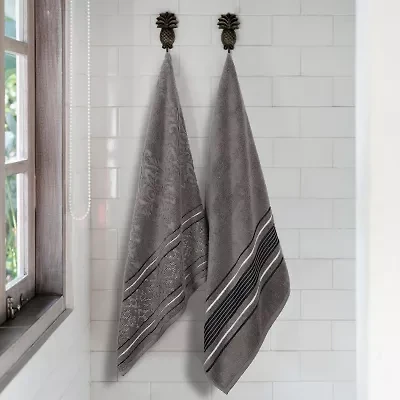 SUPERIOR® Sadie Zero Twist Jacquard Solid Cotton 2-pc. Bath Sheet