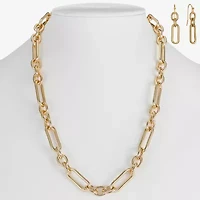 Liz Claiborne Collar Necklace & Drop Earring Womens 2-pc. Jewelry Set