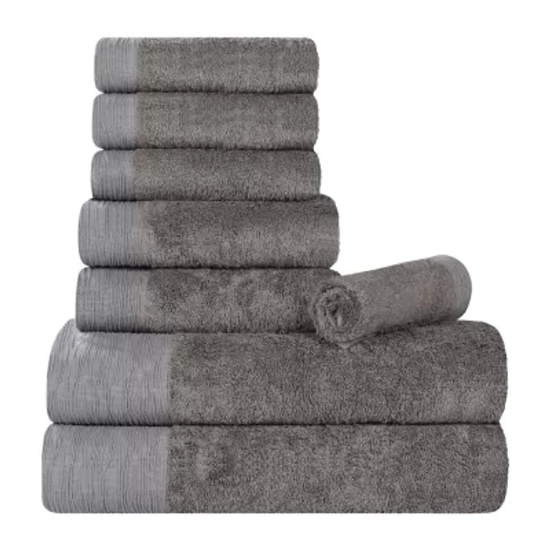 SUPERIOR® Sera Hypoallergenic Rayon From  Bamboo 8-pc. Bath Towel Set