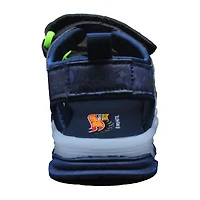 Hot Wheels Boys Adjustable Strap Footbed Sandals