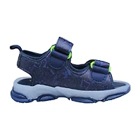 Hot Wheels Boys Adjustable Strap Footbed Sandals