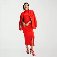 Worthington Womens Petite Sleeveless Bodycon Dress