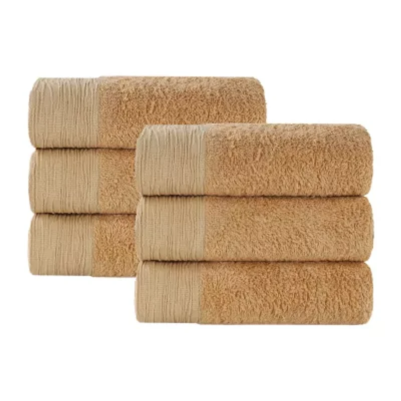 SUPERIOR® Sera Hypoallergenic Rayon From  Bamboo 6pc Hand Towel 6-pc. Bath Set