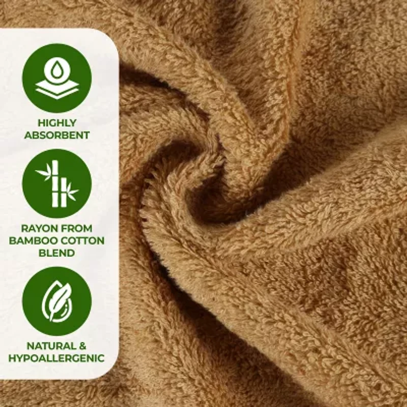 SUPERIOR® Sera Hypoallergenic Rayon From  Bamboo 6pc Hand Towel 6-pc. Bath Set