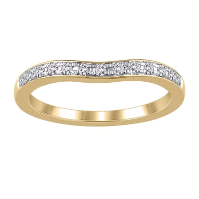 Womens / CT. T.W. Natural White Diamond 14K Gold Ring Enhancer