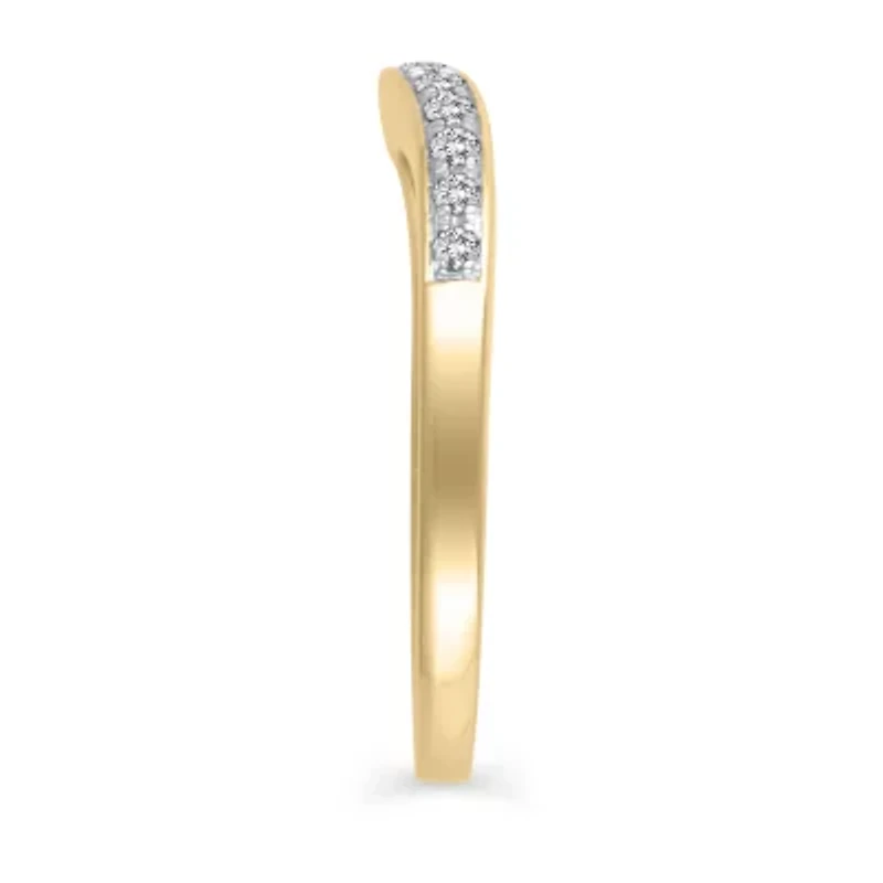 Womens / CT. T.W. Natural White Diamond 14K Gold Ring Enhancer