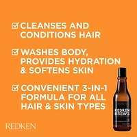 Redken Brew 3-In-1 Shampoo 10.1 oz.