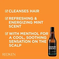 Redken Brew Mint Shampoo 10.1 oz.