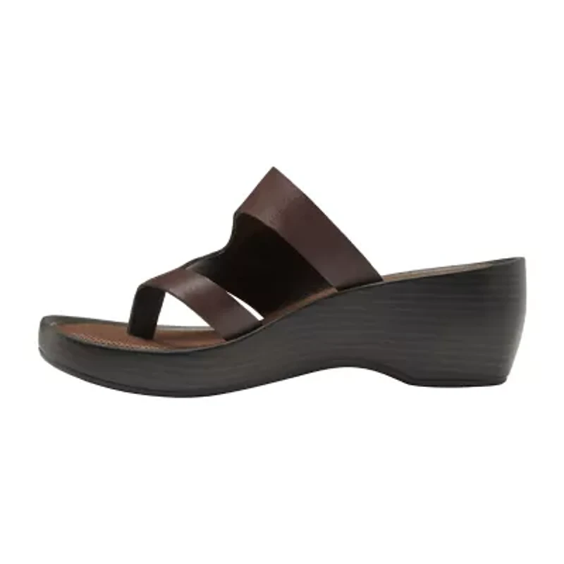 Eastland Womens Laurel Wedge Sandals