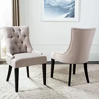 Abby Dining Collection 2-pc. Upholstered Tufted Chair