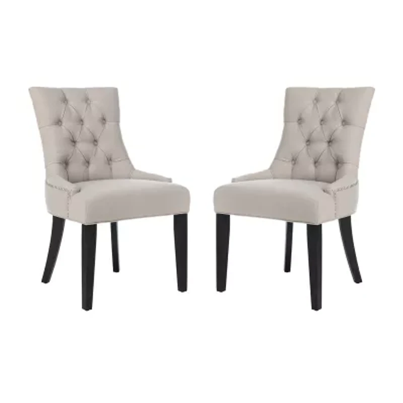 Abby Dining Collection 2-pc. Upholstered Tufted Chair