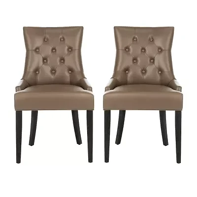 Abby Dining Collection 2-pc. Upholstered Tufted Chair
