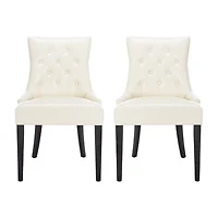 Abby Dining Collection 2-pc. Upholstered Tufted Dining Chair