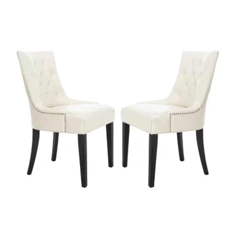 Abby Dining Collection 2-pc. Upholstered Tufted Dining Chair