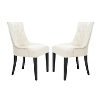 Abby Dining Collection 2-pc. Upholstered Tufted Dining Chair