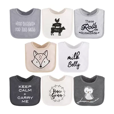The Peanutshell Boys 8-pc. Bib
