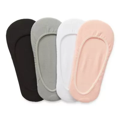 Thereabouts Little & Big Kid Girls Multi-Pack 4 Pair Liner Socks