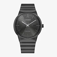 Citizen Axiom Mens Black Bracelet Watch Bm7587-52h