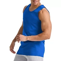 Hanes Mens Round Neck Sleeveless Active Tank Top