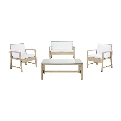 Safavieh 4-pc. Conversation Set Weather Resistant