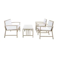 Safavieh 4-pc. Conversation Set Weather Resistant
