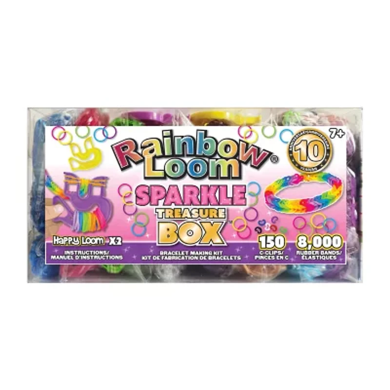 Rainbow Loom- Sparkle Rubber Band Treasure Box Edition