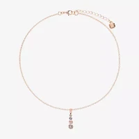 Monet Jewelry Timeless Rosegold Tone Womens 15 Inch Pendant Necklace