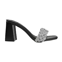 Journee Collection Sashaa Womens Open Toe Block Heel Pumps