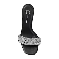 Journee Collection Sashaa Womens Open Toe Block Heel Pumps