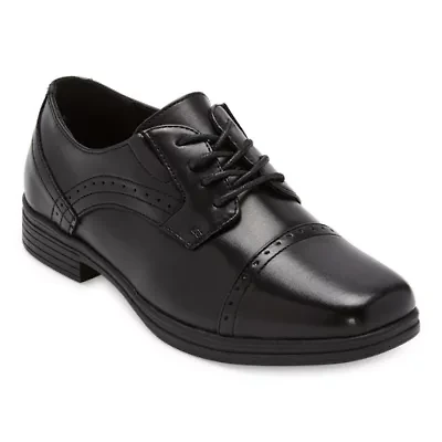Stafford Dane Jr Little & Big Kid Boys Cap Oxford Shoes