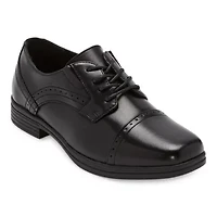 Stafford Dane Jr Little & Big Kid Boys Cap Oxford Shoes