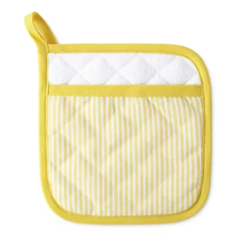 Cooks Chambray Stripe Pot Holder