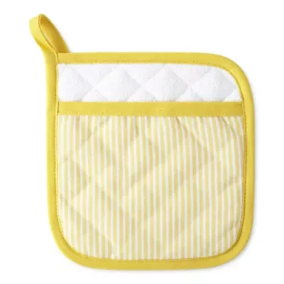 Cooks Chambray Stripe Pot Holder