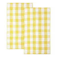 Cooks Check Dual Purpose 2-pc Kitchen Towel Set