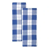 Cooks Check Dual Purpose 2-pc Kitchen Towel Set