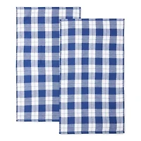 Cooks Check Dual Purpose 2-pc Kitchen Towel Set