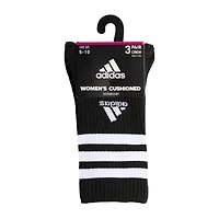 adidas Cushion Womens 3 Pair Crew Socks