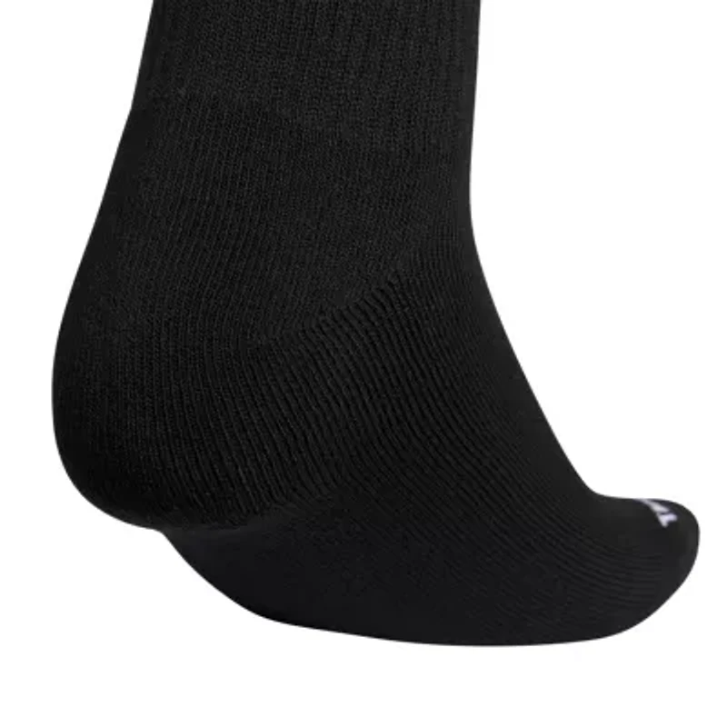adidas Cushion Sport Womens Multi-Pack 3 Pair Quarter Ankle Socks