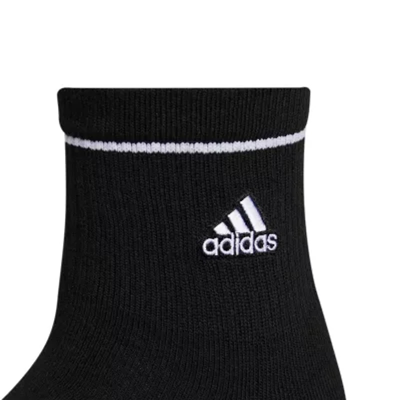 adidas Cushion Sport Womens Multi-Pack 3 Pair Quarter Ankle Socks