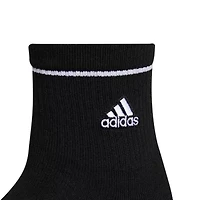 adidas Cushion Sport Womens Multi-Pack 3 Pair Quarter Ankle Socks
