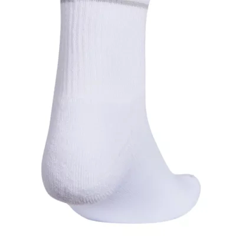adidas Cushion Sport Womens Multi-Pack 3 Pair Quarter Ankle Socks