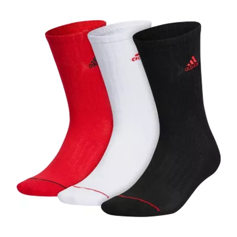 adidas Cushion Mens 3 Pair Crew Socks