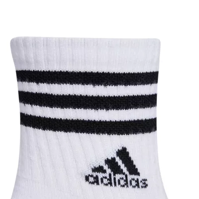 adidas Cushion Mens 3 Pair Quarter Ankle Socks