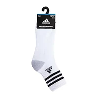 adidas Cushion Mens 3 Pair Quarter Ankle Socks