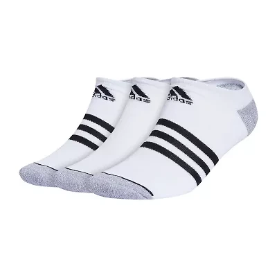 adidas Cushion Mens 3 Pair No Show Socks