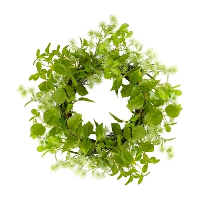 Northlight 18in Jujube Floral Foliage Wreath