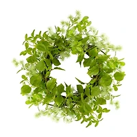 Northlight 18in Jujube Floral Foliage Wreath