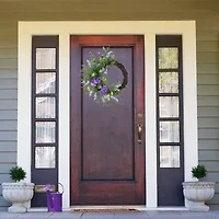 Northlight 24in Mixed Wild Flowers And Twig Wreath