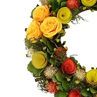 Northlight 12in Moss And Twig Floral Spring Wreath